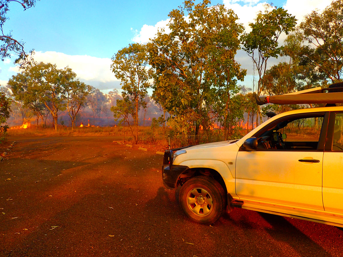 Fire-sorrounding-our-campsite-in-Kakadu-National-Park